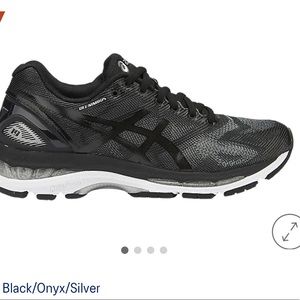 ASICS Gel-Nimbus, black. US size 7.5, worn 1x only
